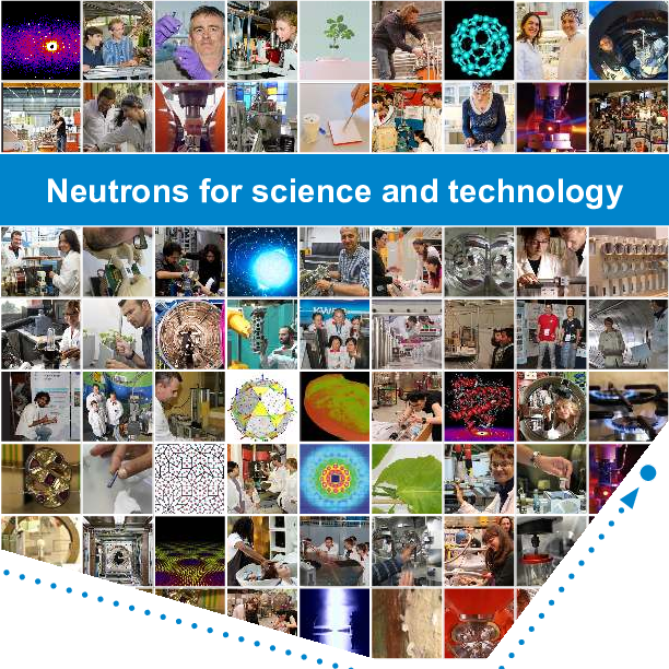 Frontpage of the ENSA brochure "Neutrons for Science and Technology"